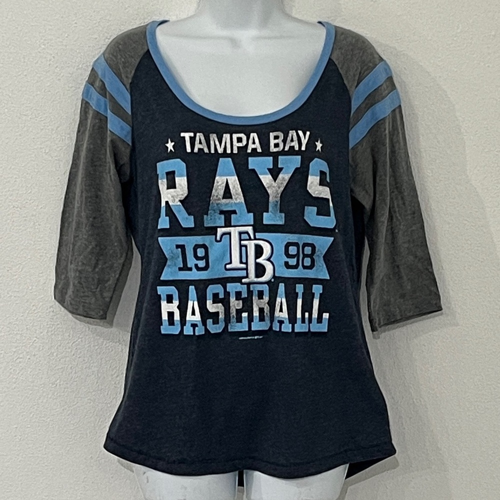 Tampa Bay Rays Baseball Tee Size L